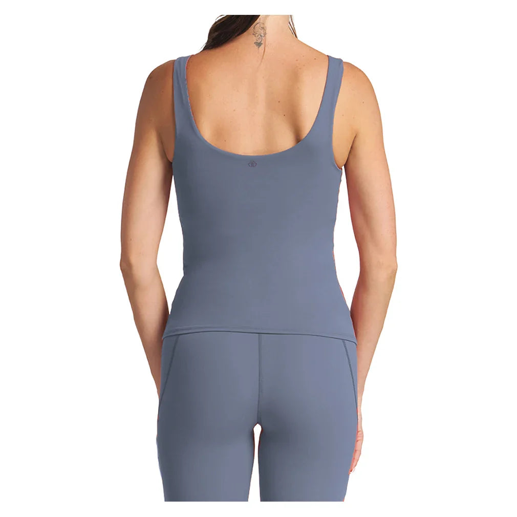 Women's Endure U-Neck Bra Tennis Tank Basalt