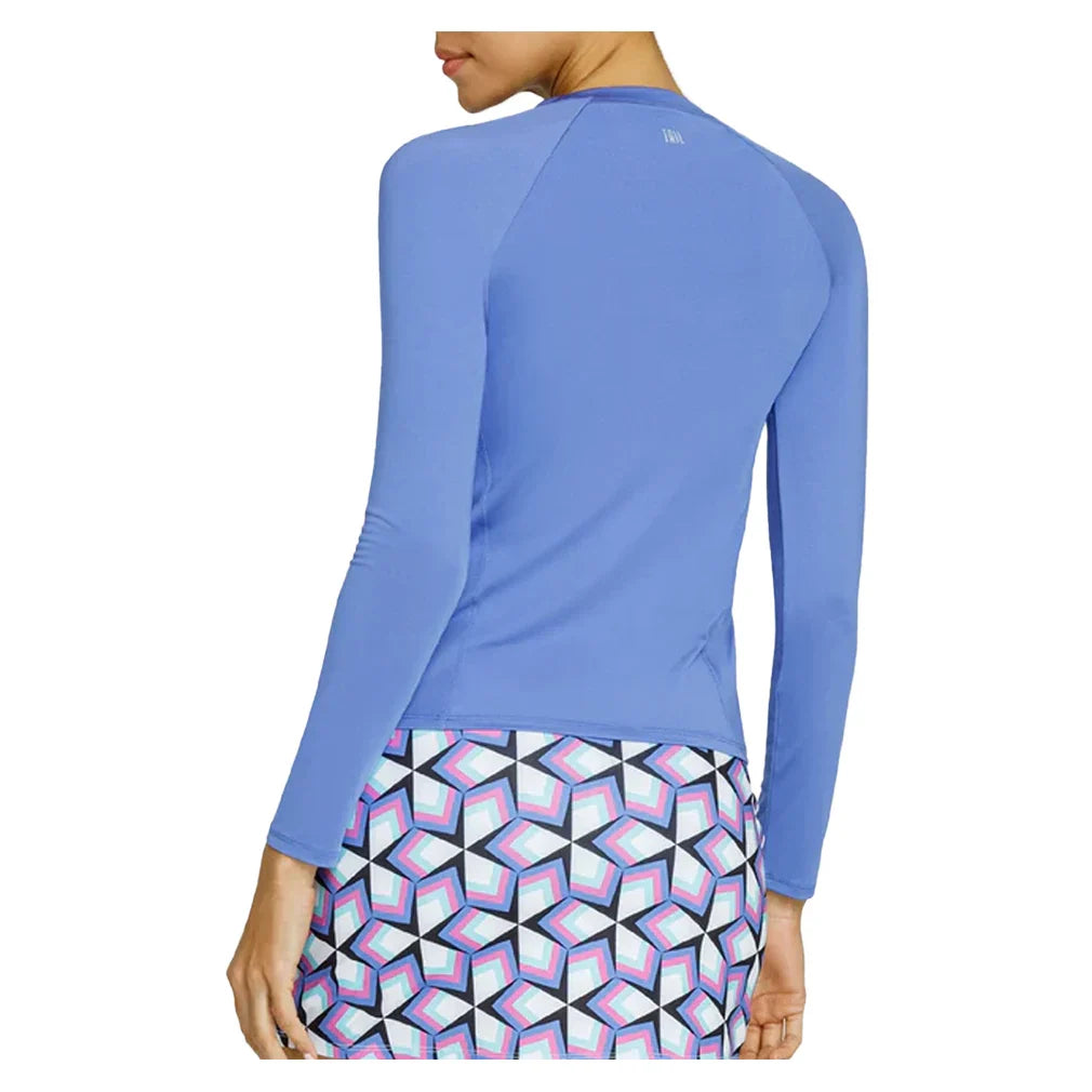 Women's Fontana Long Sleeve Tennis Raglan Periwinkle