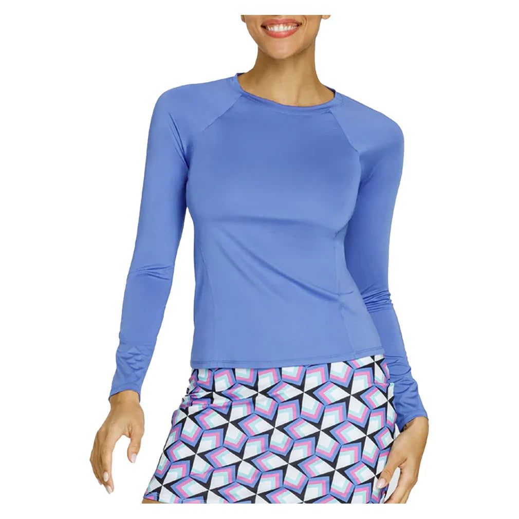Women's Fontana Long Sleeve Tennis Raglan Periwinkle