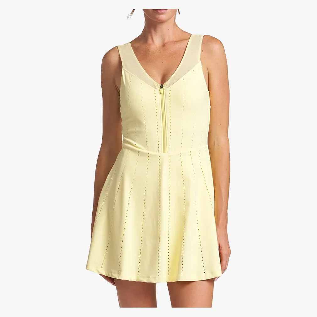 Women's Endure Perforated Zip Tennis Dress