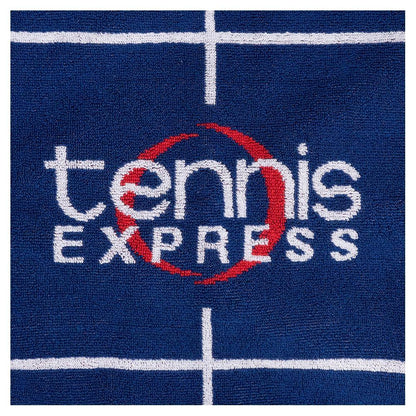 Cotton Sports Towel with Tennis Express Logo Towel Blue