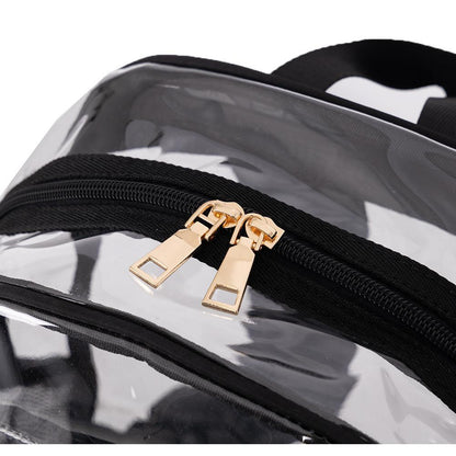 Clear Backpack Black