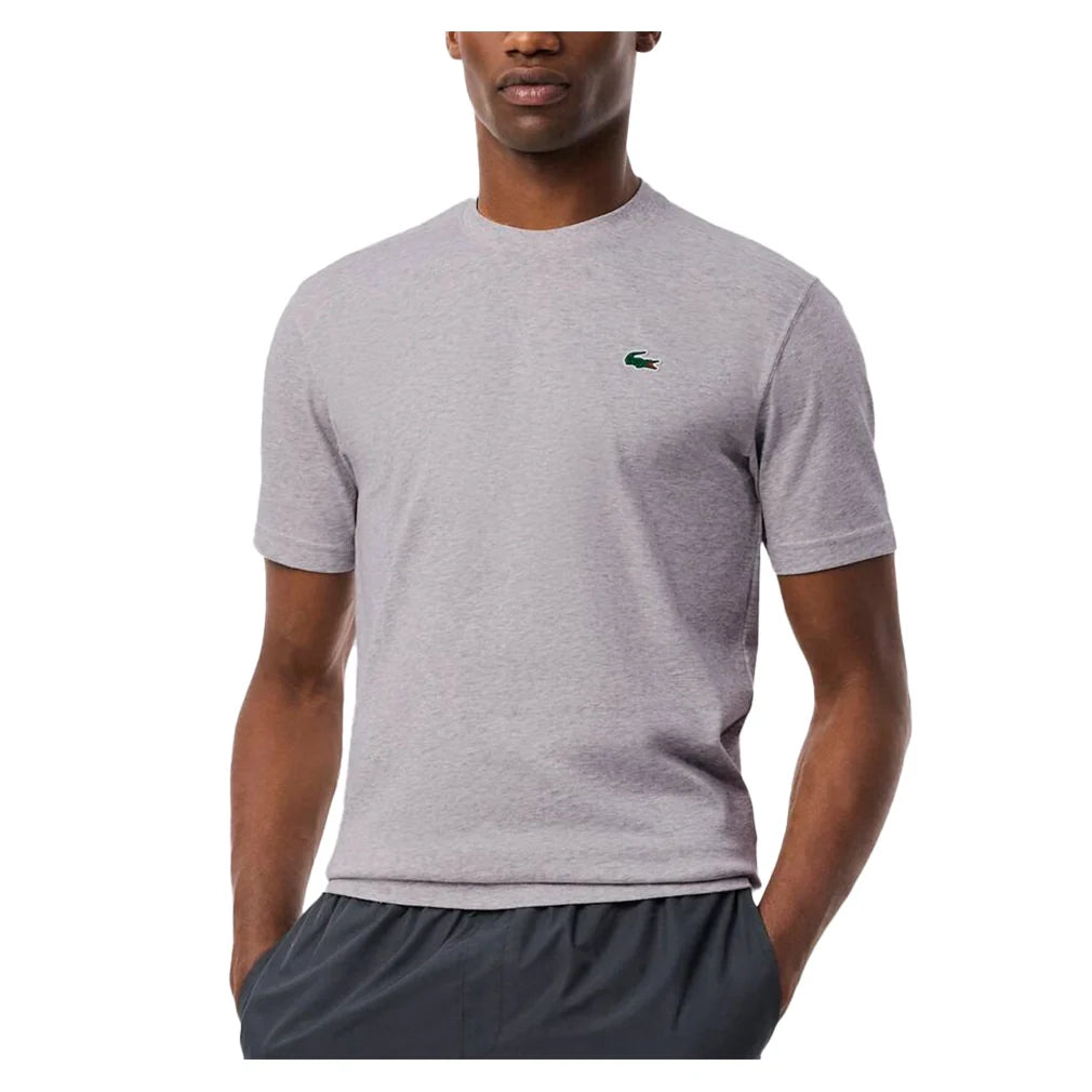 Men's Core Poly/Cotton Classic Tennis Top Silver Grey Chine