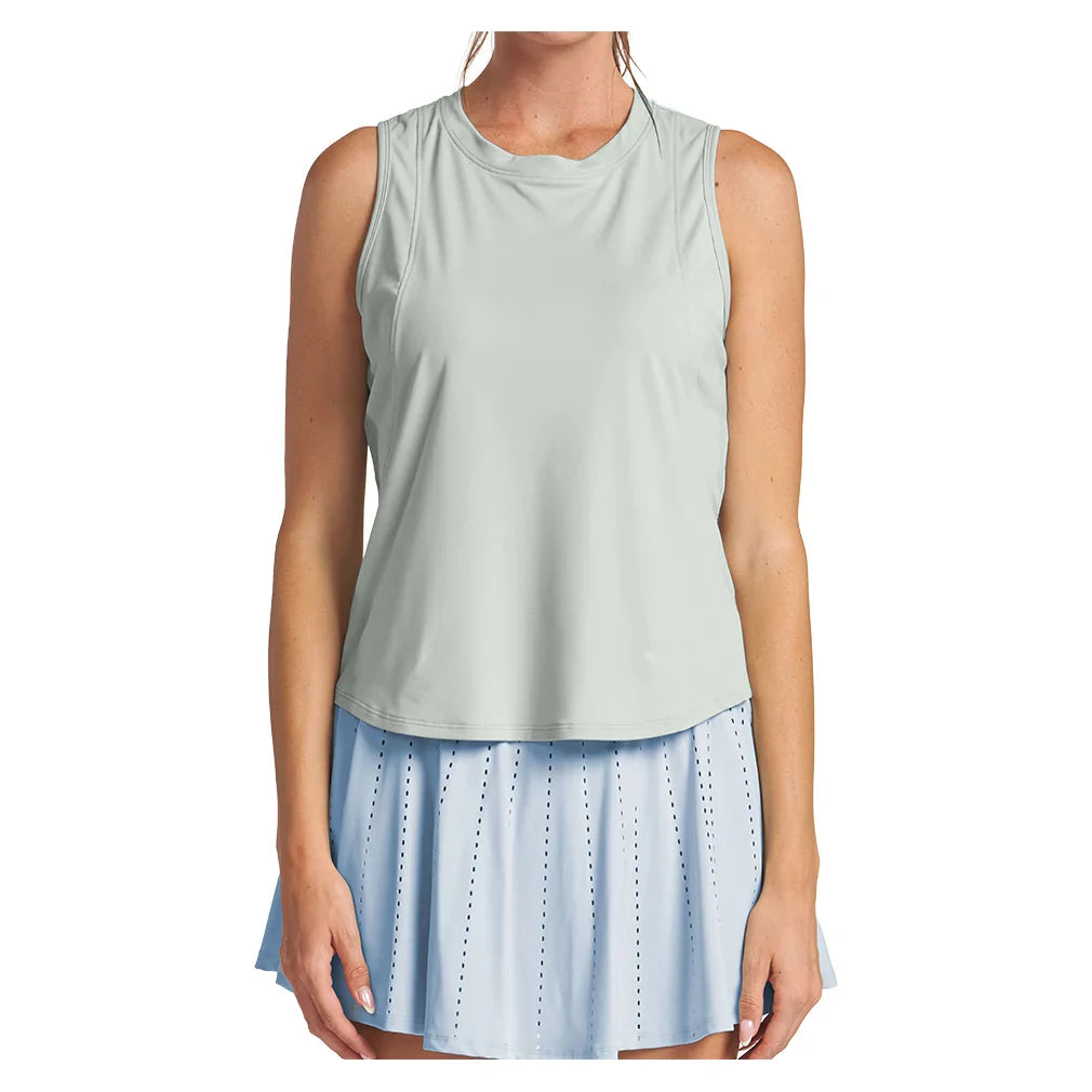 Women's Performance Tennis Tank Seafoam