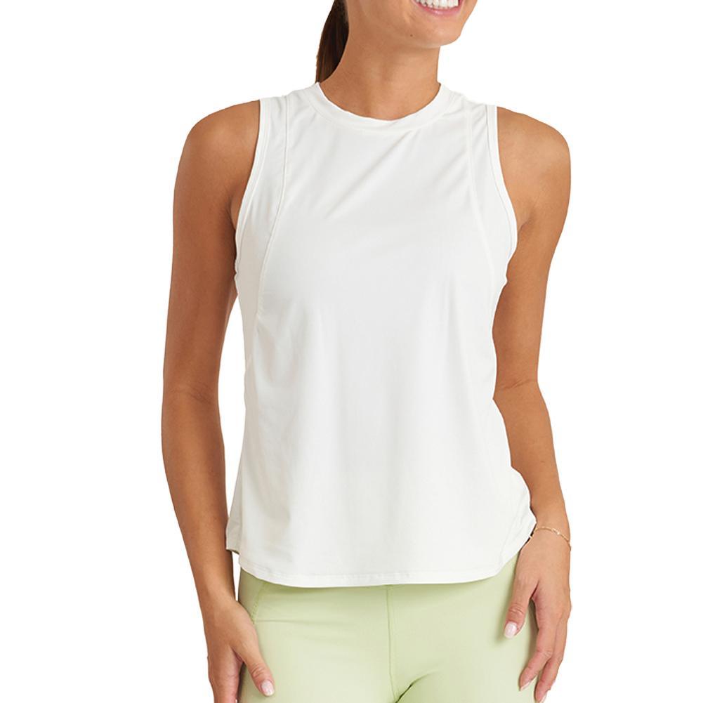 Women's Performance Tennis Tank White