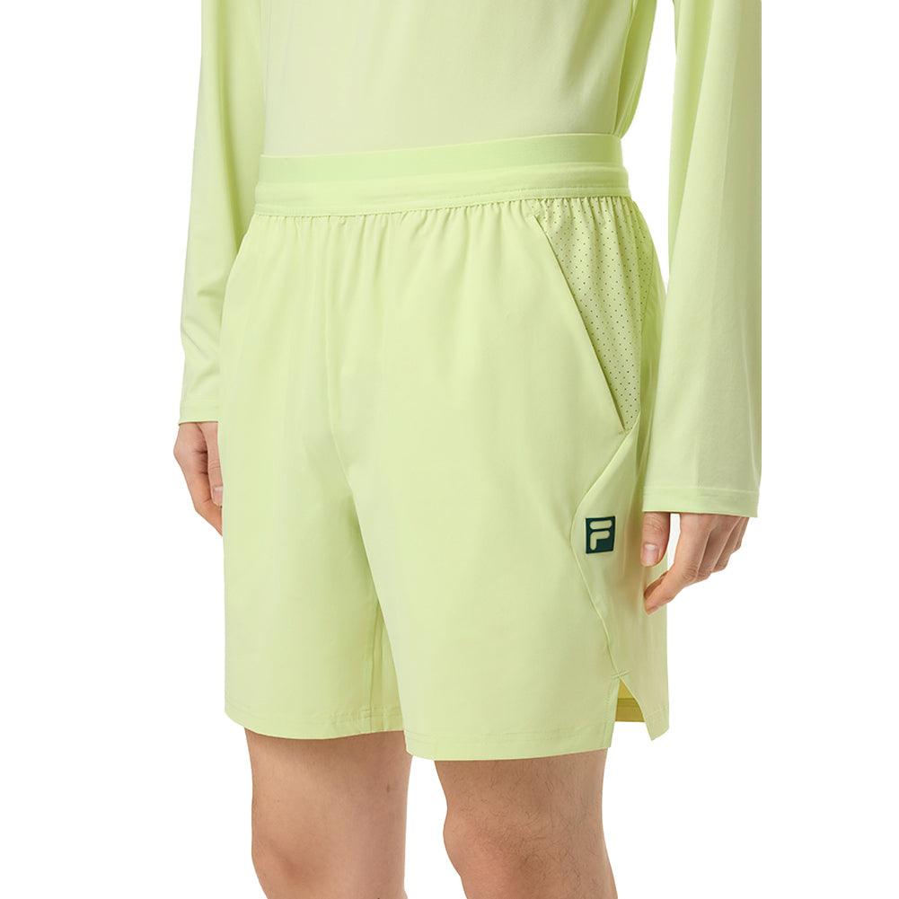 Men's Center Court Ace Swift 7 Inch Tennis Short Shadow Lime and Rainforest