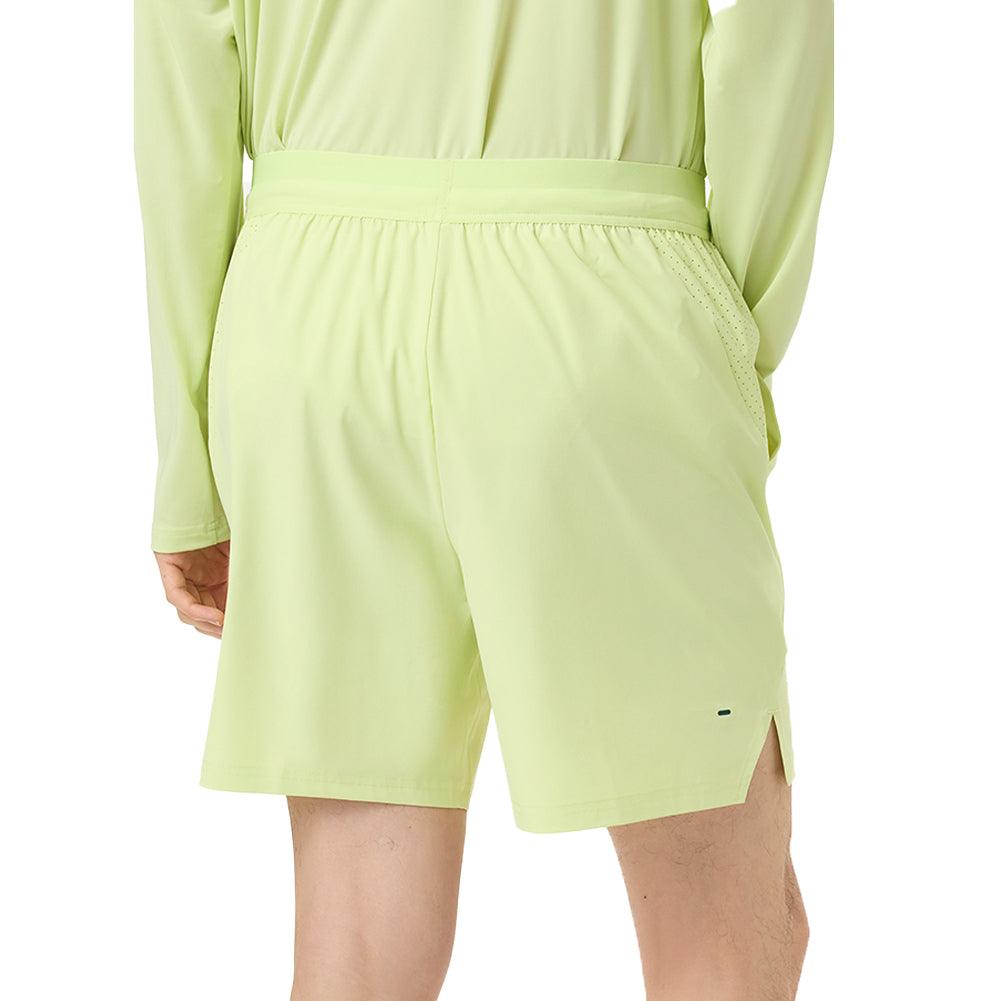 Men's Center Court Ace Swift 7 Inch Tennis Short Shadow Lime and Rainforest