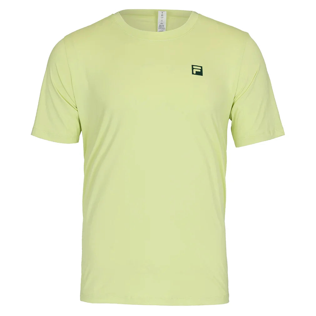 Men's Volley Core Tennis Top Shadow Lime