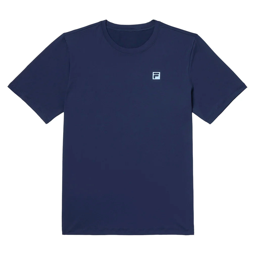 Men's Volley Solid Core Tennis Top White