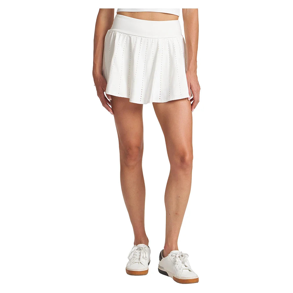Women's Endure Perforated Tennis Skort White