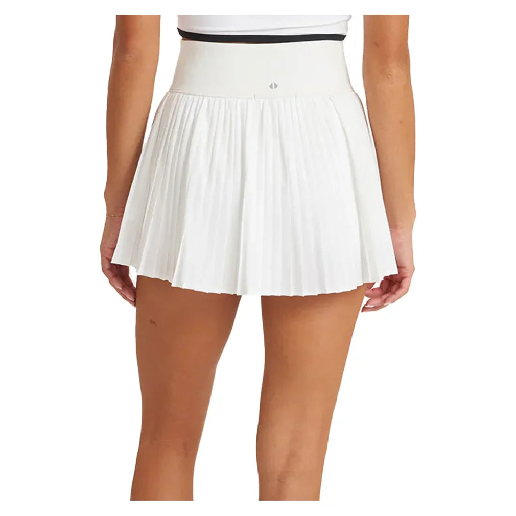 Women's 14.5 inch Pleated Tennis Skort White