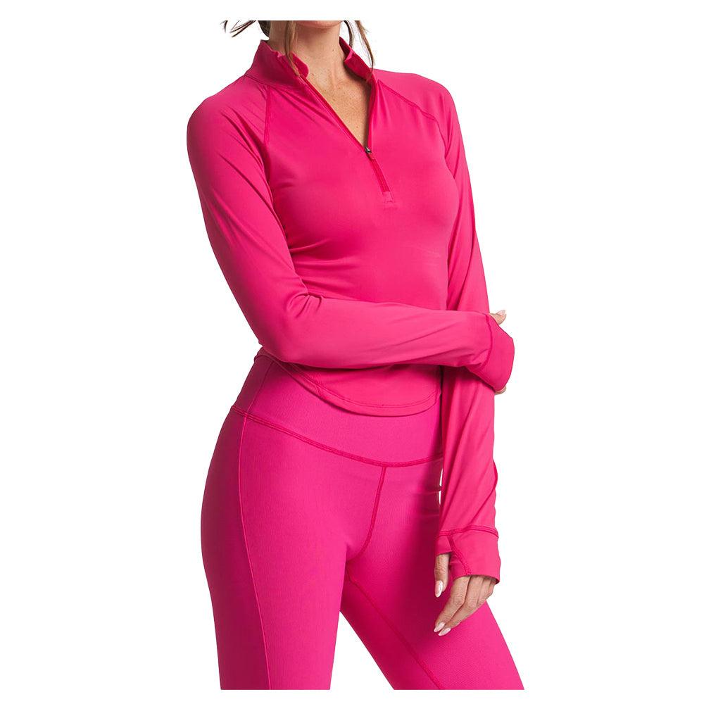 Women's Zip Performance Long Sleeve Tennis Top