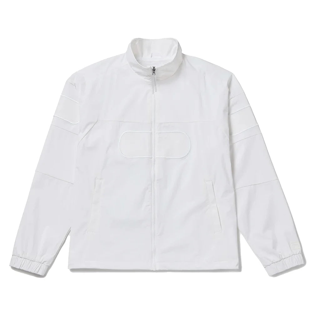 Unisex Center Court Ace Podium Tennis Jacket White and Black