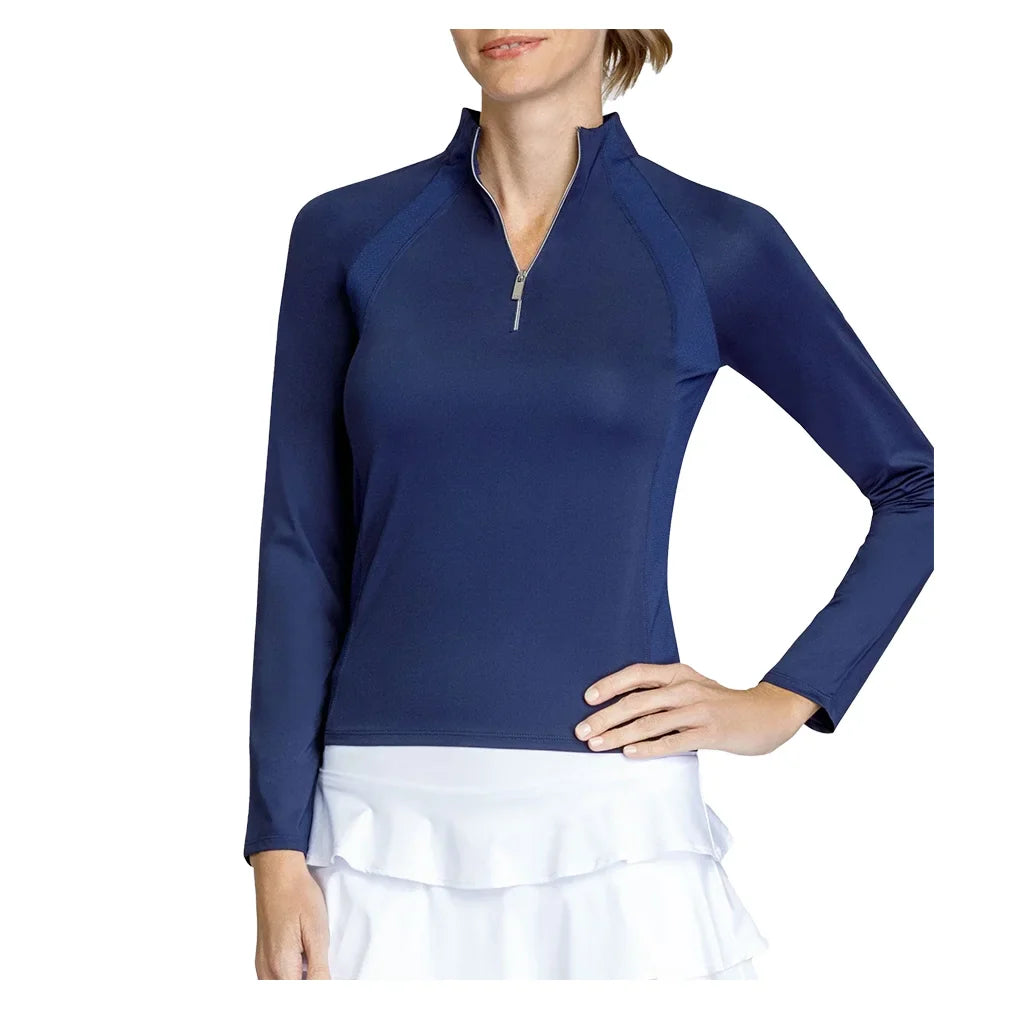 Women's Imelda Long Sleeve 3/4 Zip Tennis Top