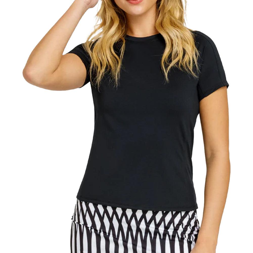 Women's Tella Short Sleeve Tennis Top Onyx