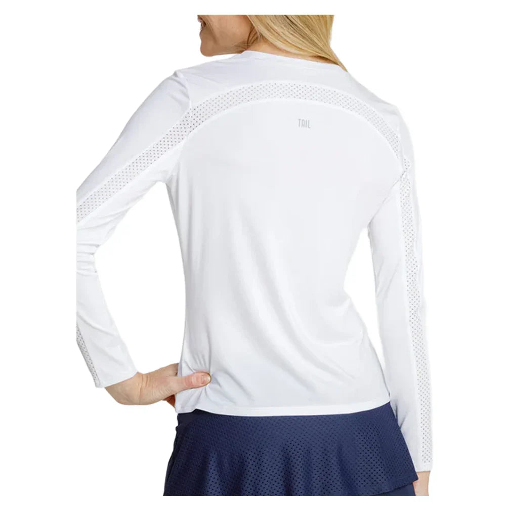 Women's Gastonia Long Sleeve Tennis Top Chalk