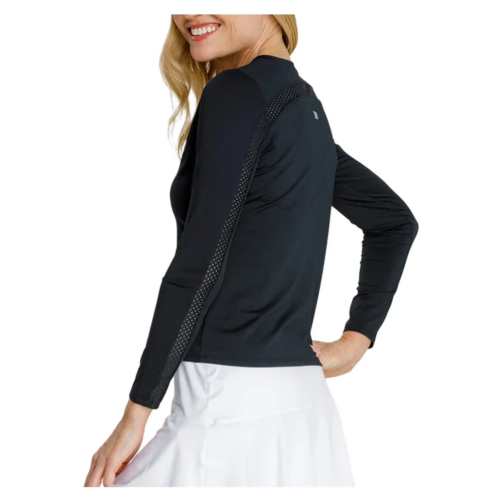 Women's Gastonia Long Sleeve Tennis Top Onyx