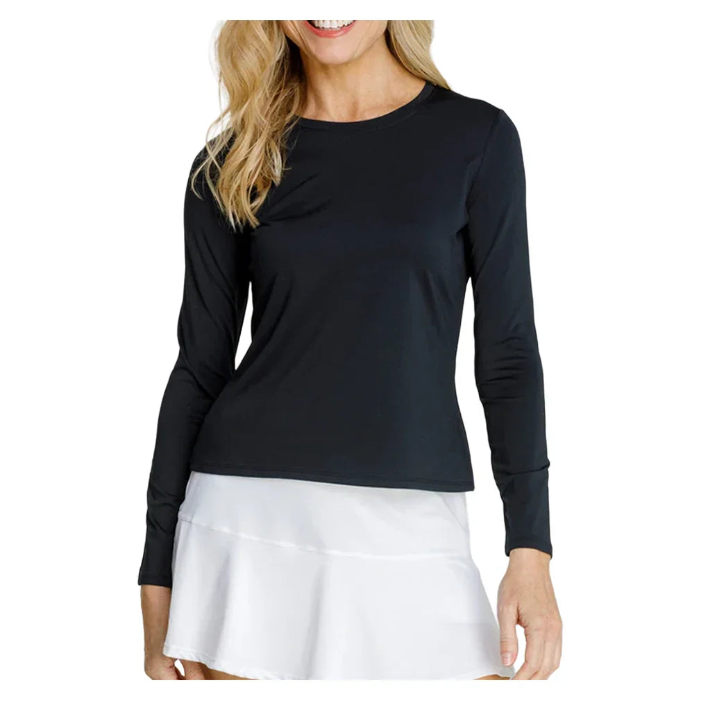 Women's Gastonia Long Sleeve Tennis Top Onyx
