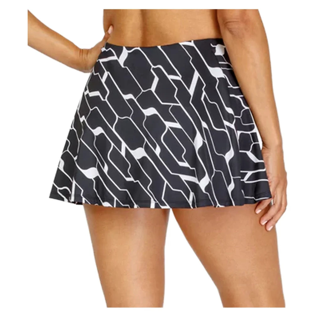 Women's Skyline 13.5 Inch Flounce Tennis Skort Cascade Geo