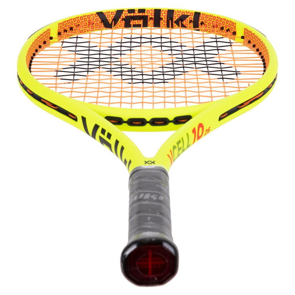 Juniors' V-Cell 10 Prestrung Tennis Racquet