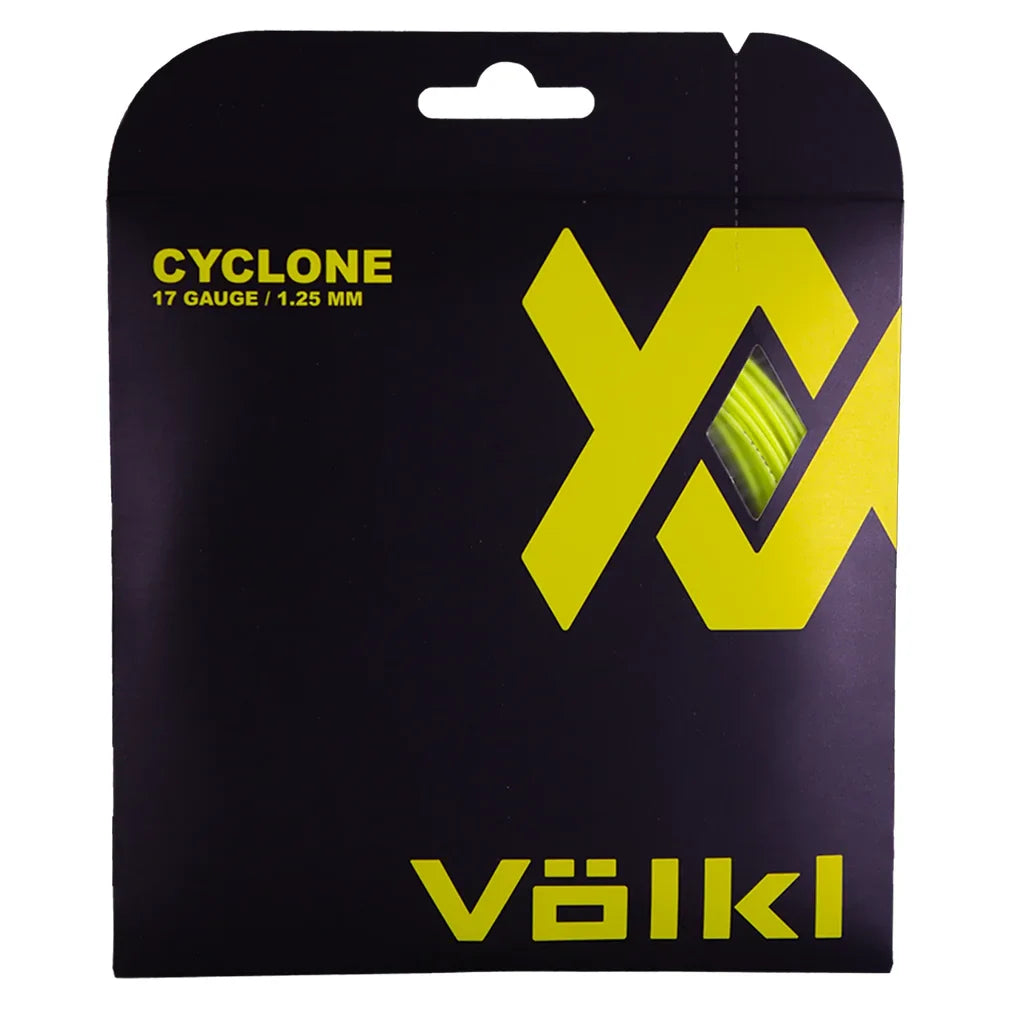 Cyclone 17G Neon Yellow Tennis String