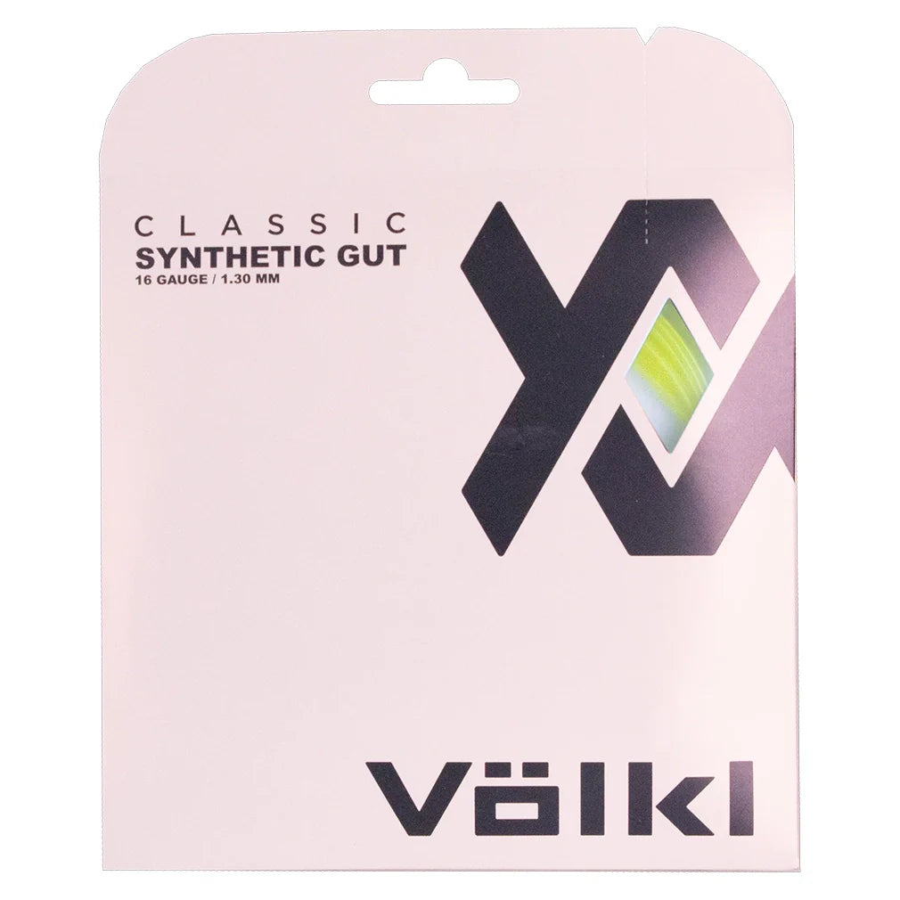 Classic Synthetic Gut 16G Tennis String Optic Yellow