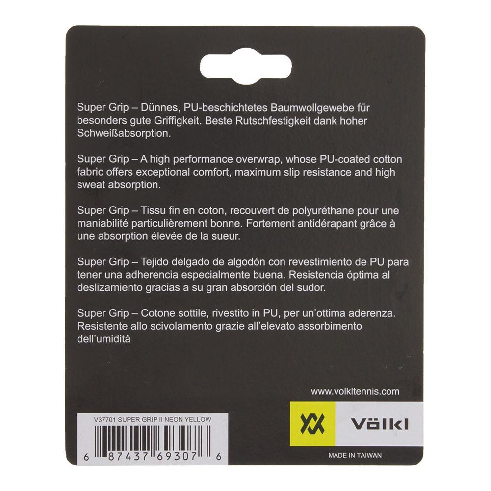 Super Grip II 3 Pack Tennis Overgrip Neon Yellow