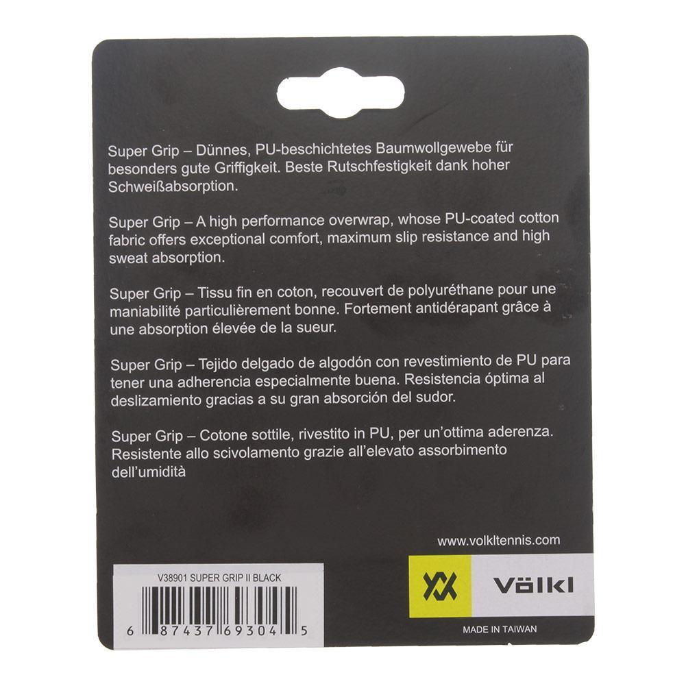 Super Grip II 3 Pack Tennis Overgrip Black