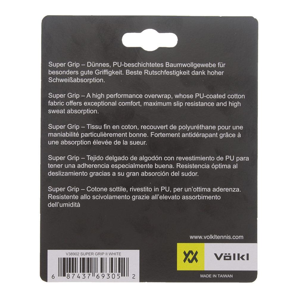 Super Grip II 3 Pack Tennis Overgrip White
