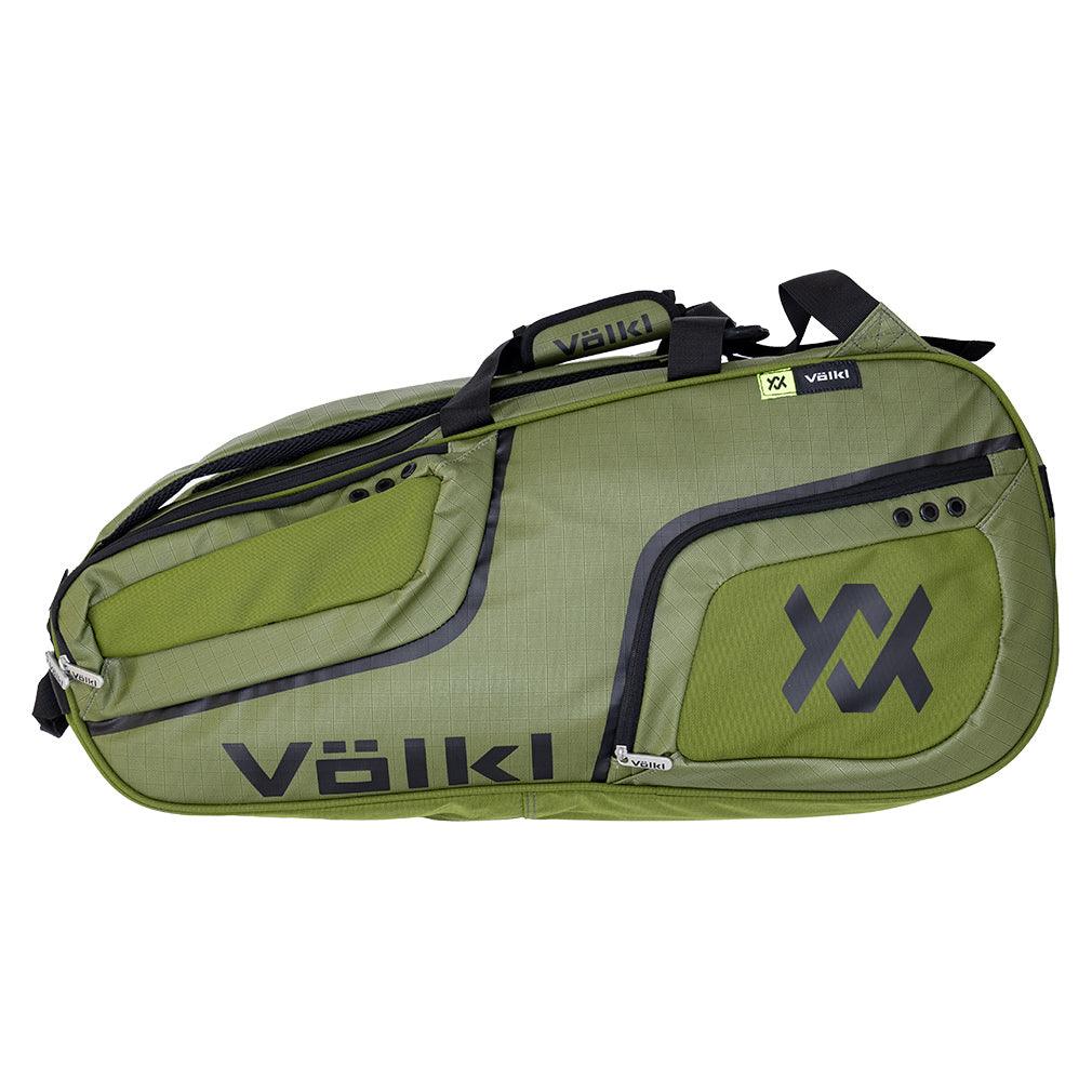 Primo 6 Pack Tennis Bag Army Green and Black