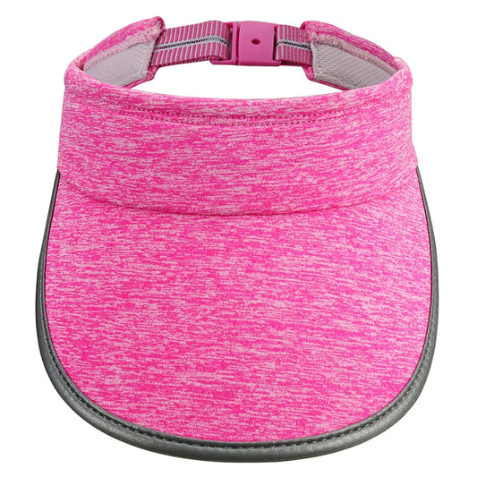 Women's Tennis Visor Reflective Brim Pink