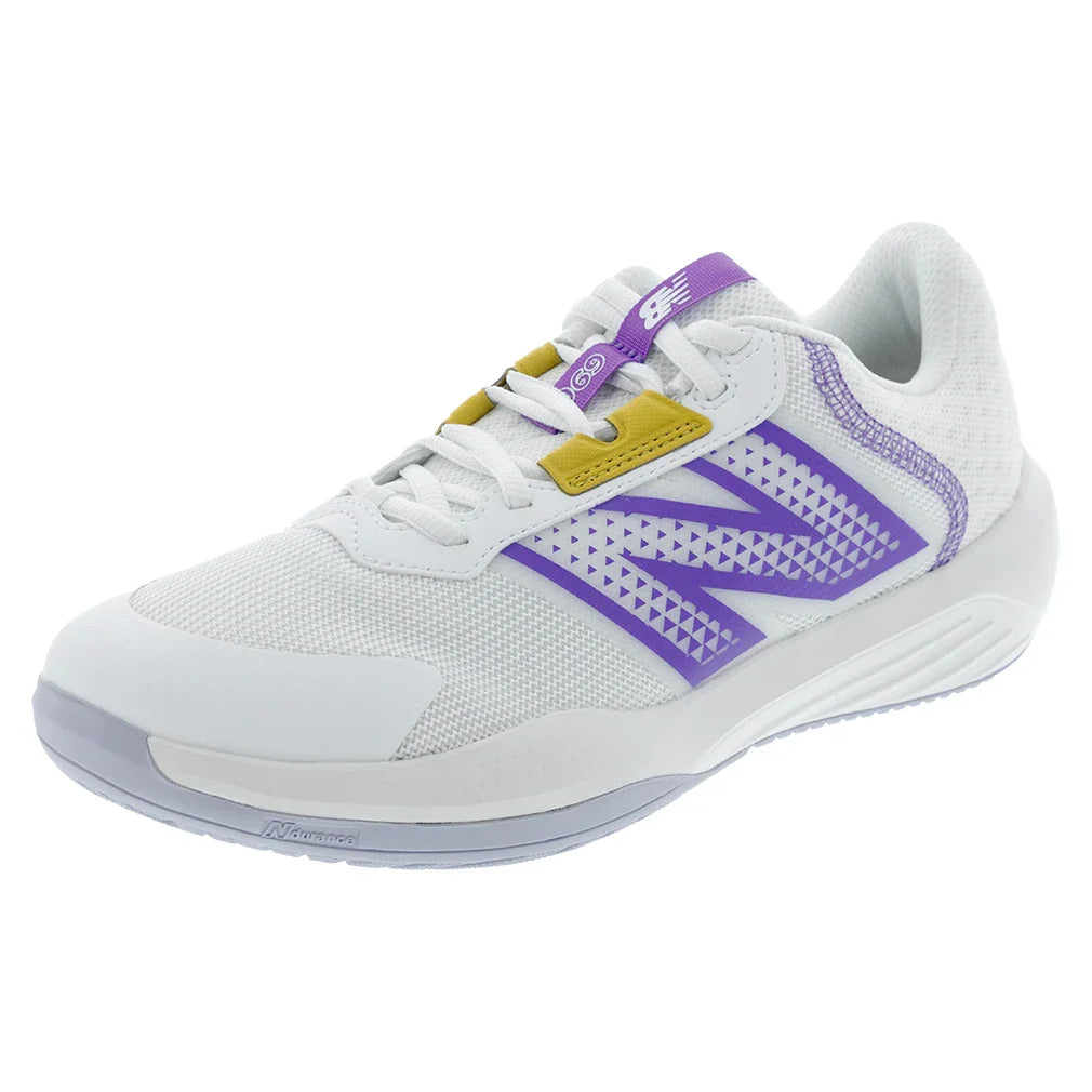 Women's 696v6 D Width Tennis Shoes White and Daybreak