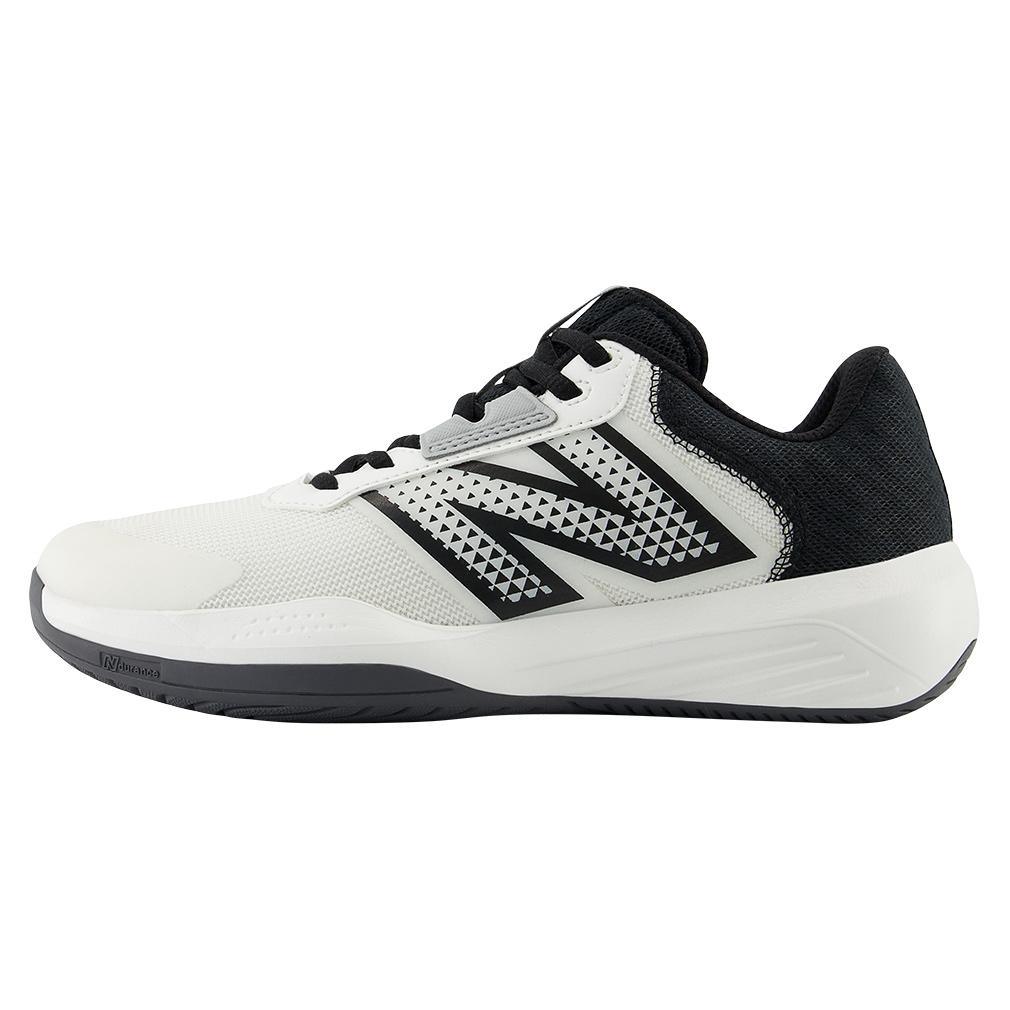Women's 696v6 B Width Tennis Shoes White and Black