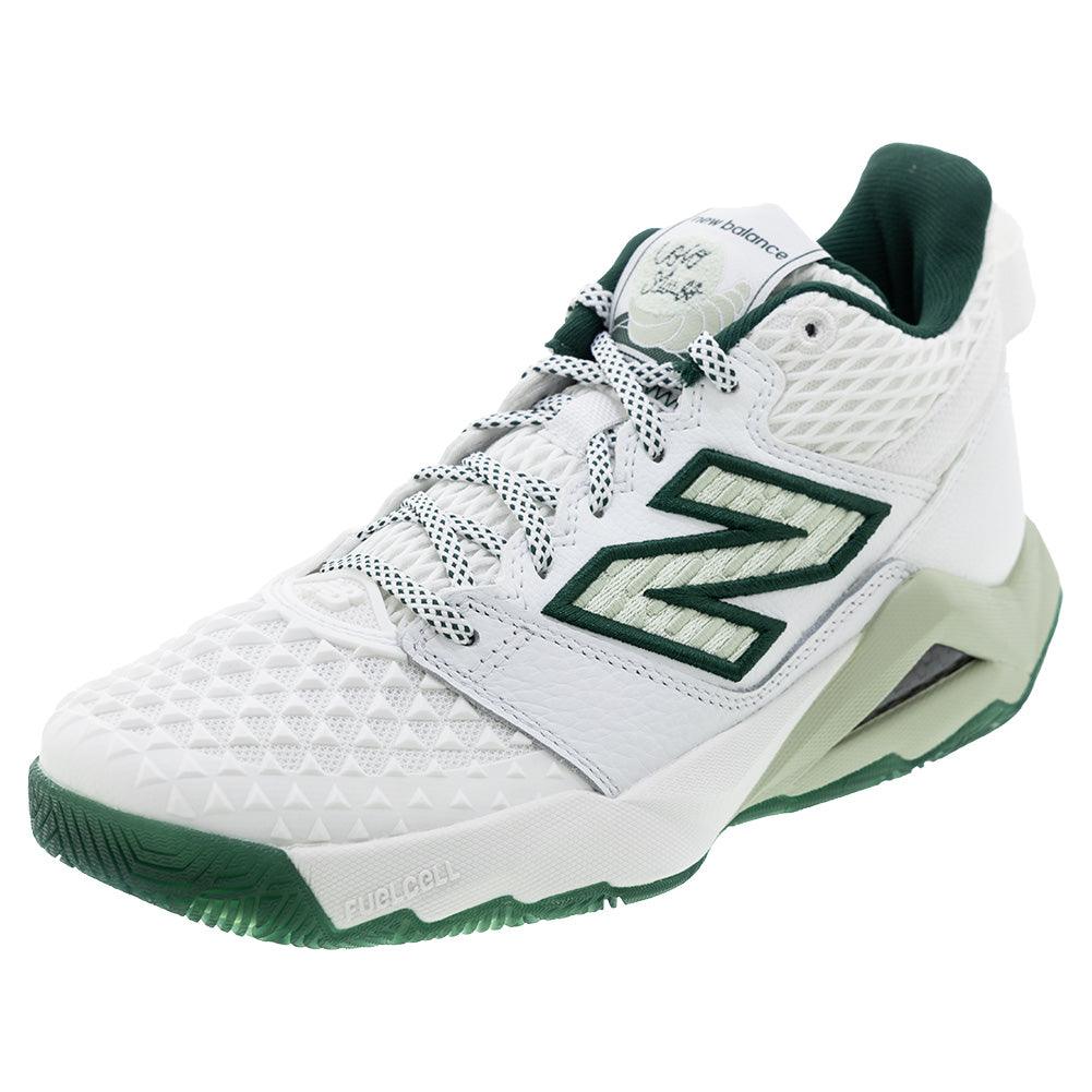Women's Coco CG2 B Width Tennis Shoes White and Marsh Green