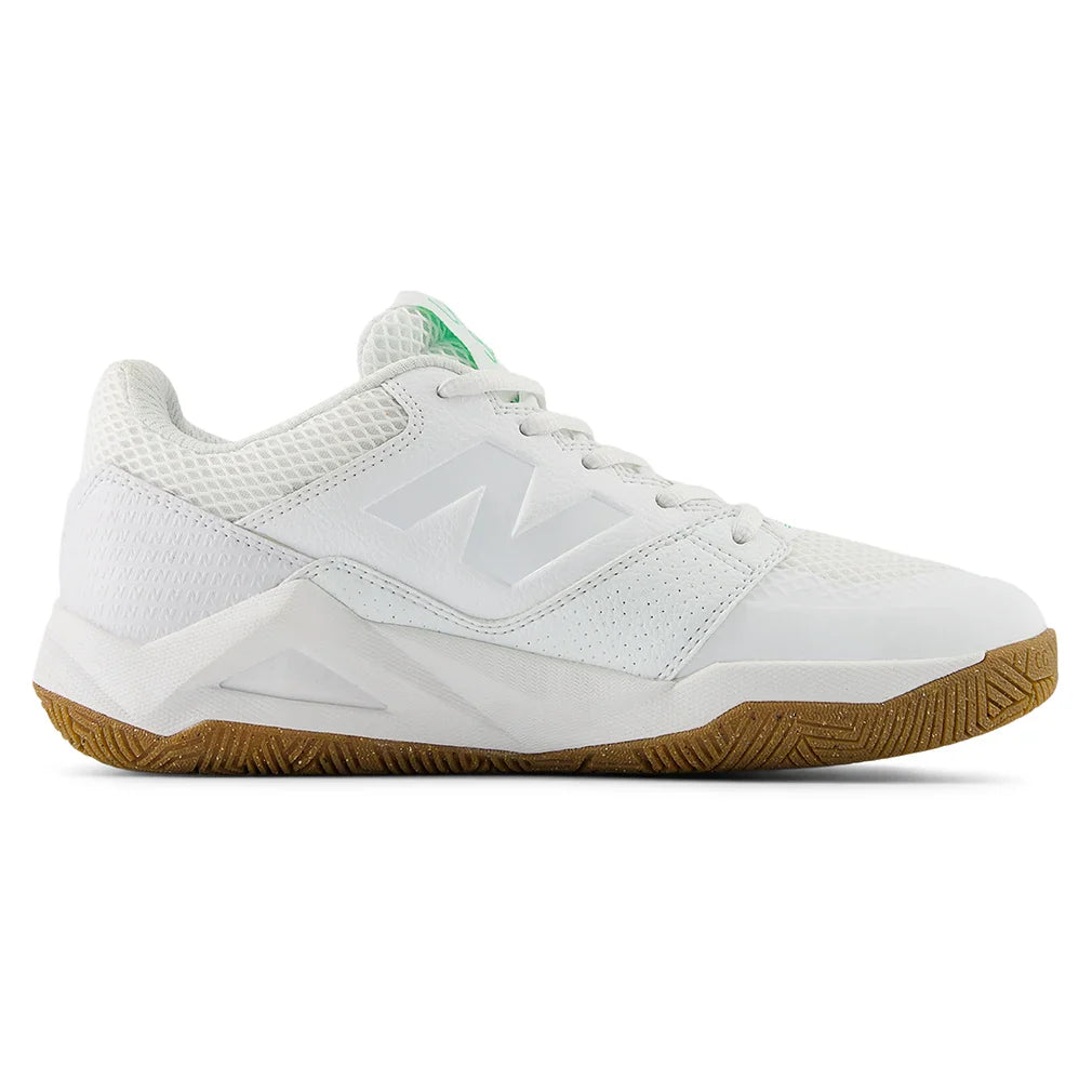 Women's FuelCell Delray B Width Tennis Shoes White and Green Apple