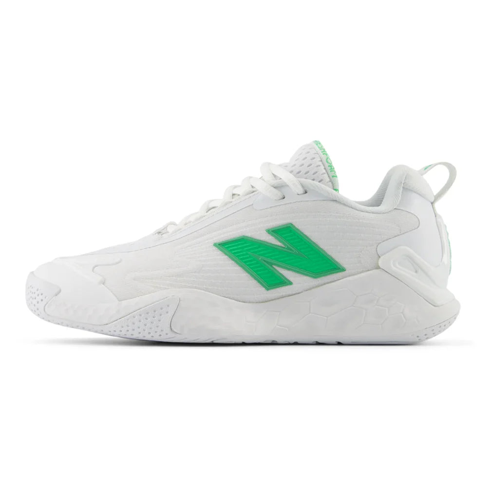 Women's Fresh Foam X CT-Rally D Width Tennis Shoes White and Green Apple