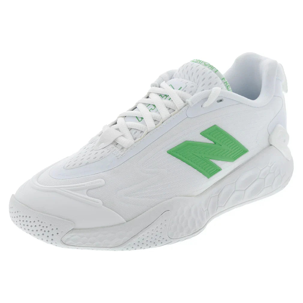 Women's Fresh Foam X CT-Rally D Width Tennis Shoes White and Green Apple