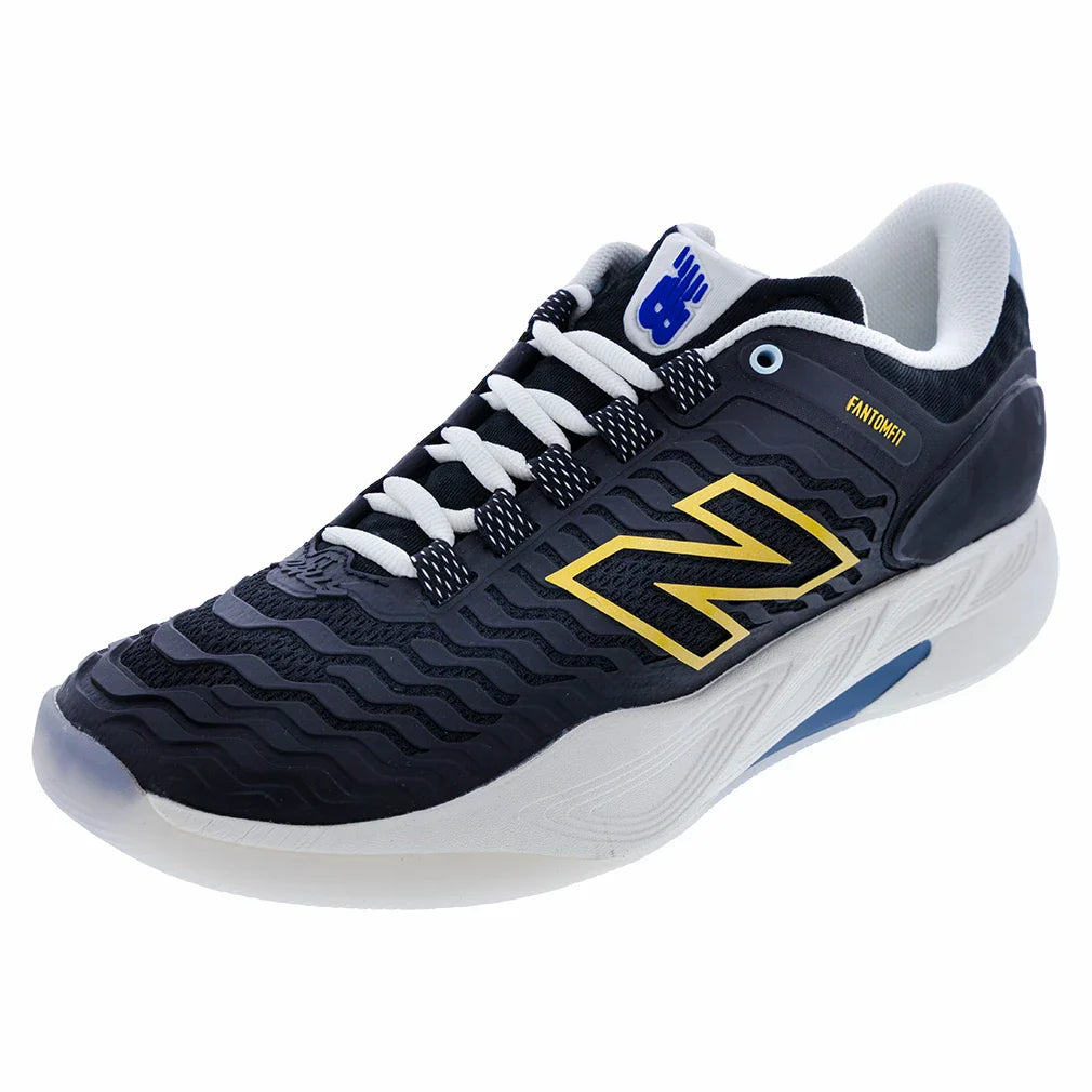 Women's Fresh Foam X CT-Rally v2 D Width Tennis Shoes Black and Apollo Gold