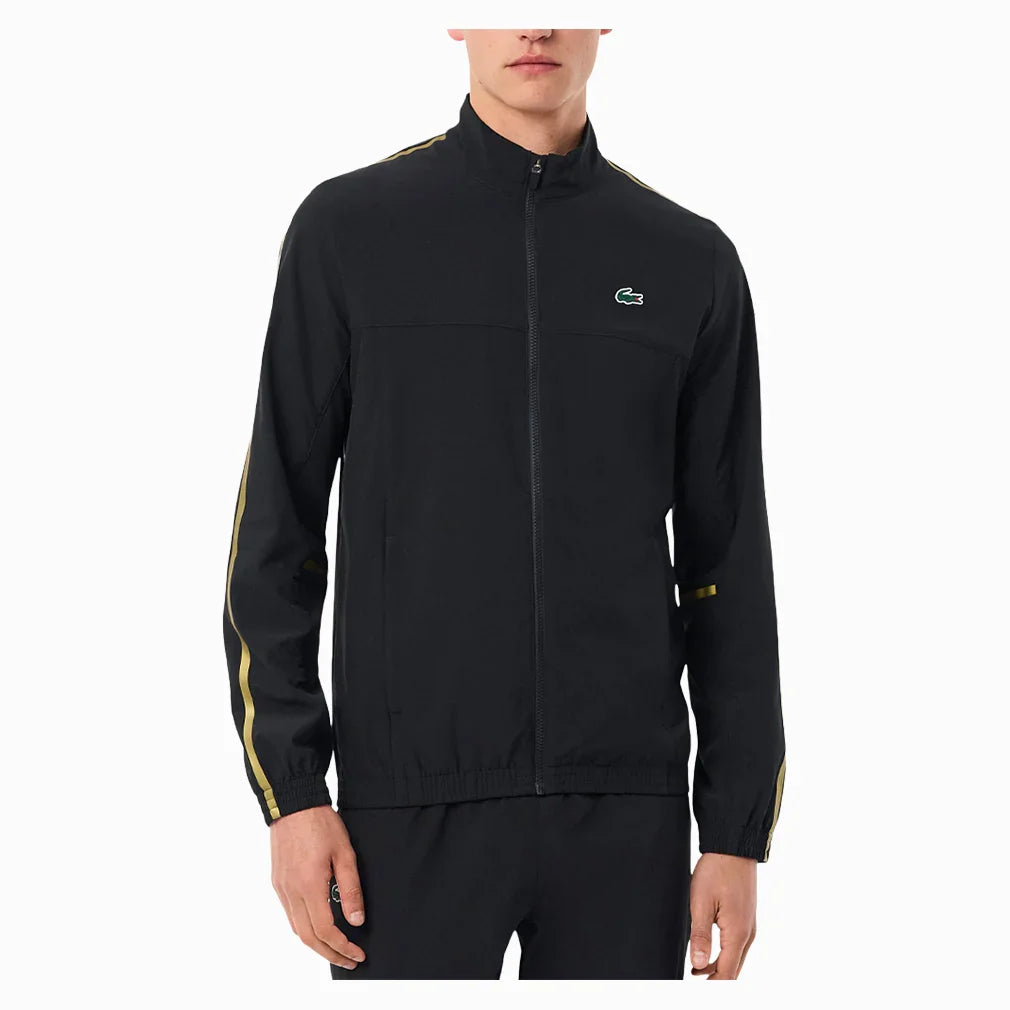 Men's Novak Djokovic On-Court Tennis Tracksuit Set Black