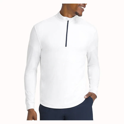 Men's Everyday Performance Half-Zip Bright White