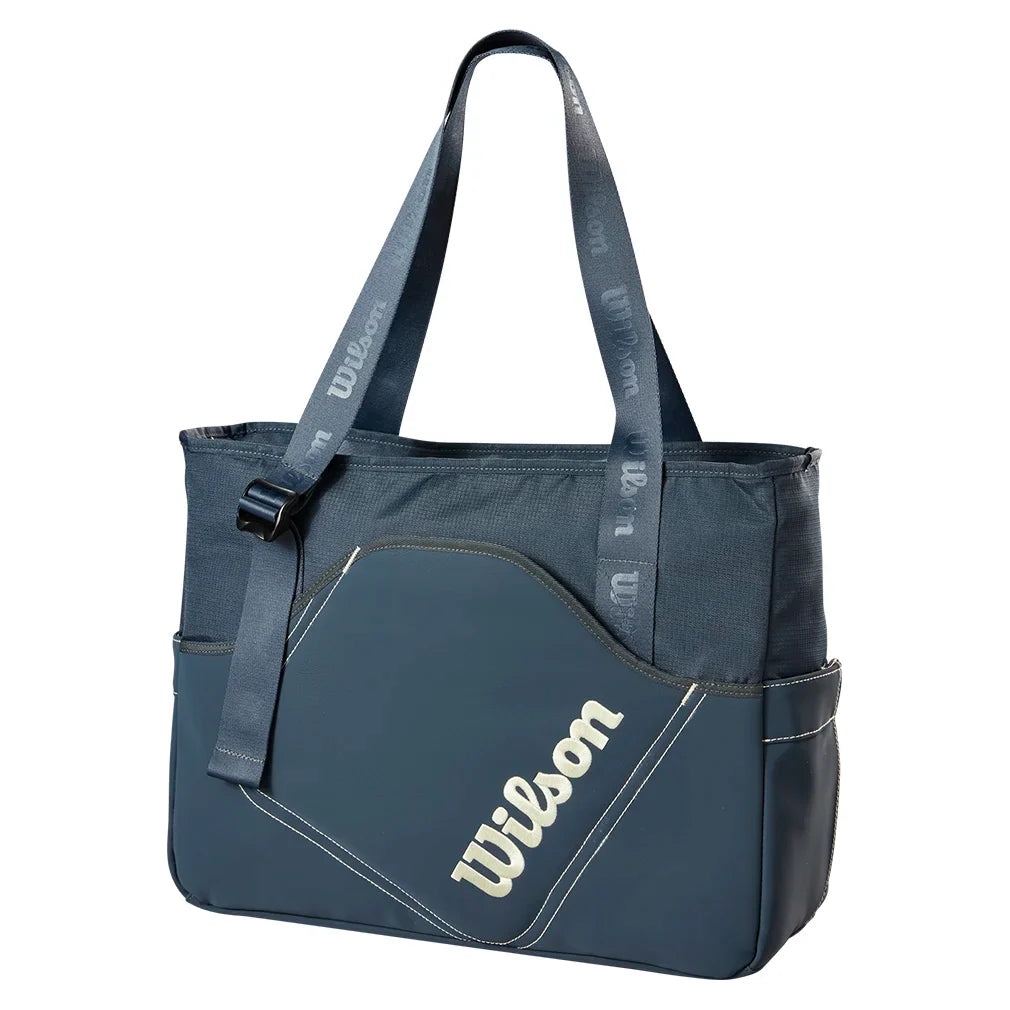 Pickleball Lifestyle Tote Bag Grey and White
