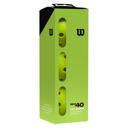 Max 40 Outdoor Pickleball 3 Pack Green
