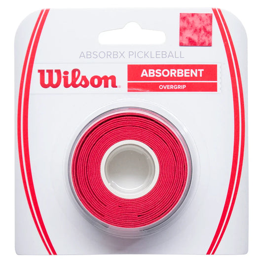 ABSORBx Pickleball Overgrip 3 Pack Red