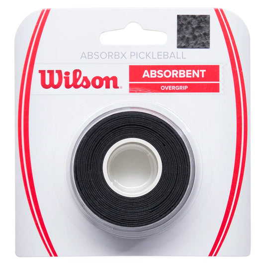 ABSORBx Pickleball Overgrip 3 Pack Black