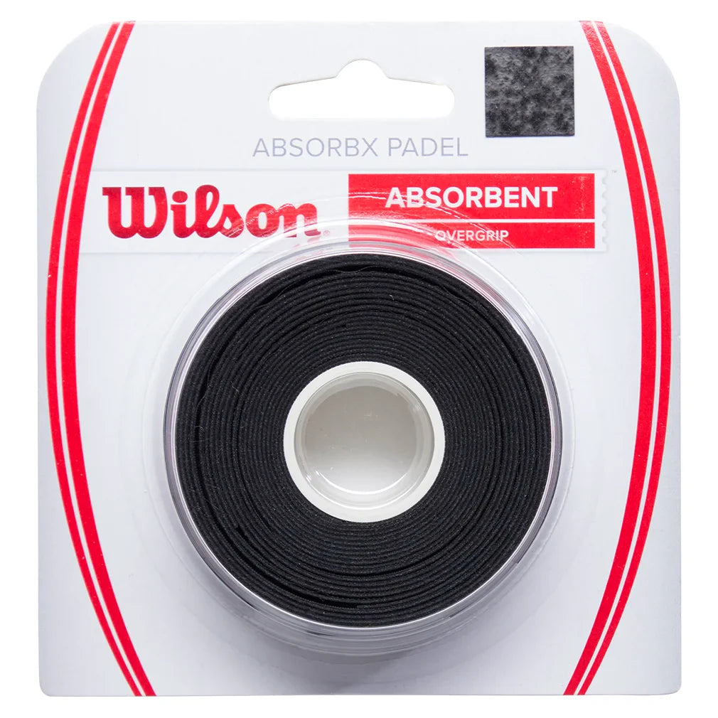 ABSORBx Padel Overgrip 3 Pack Black