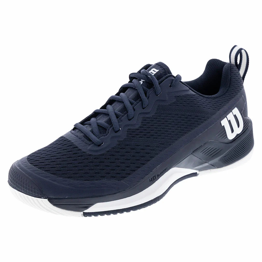 Men's Rush Pro 4.5 Tennis Shoes Navy and White