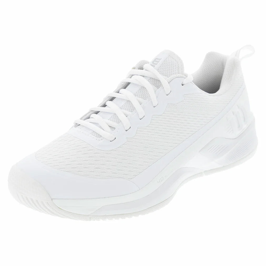 Men's Rush Pro 4.5 Tennis Shoes White and Black