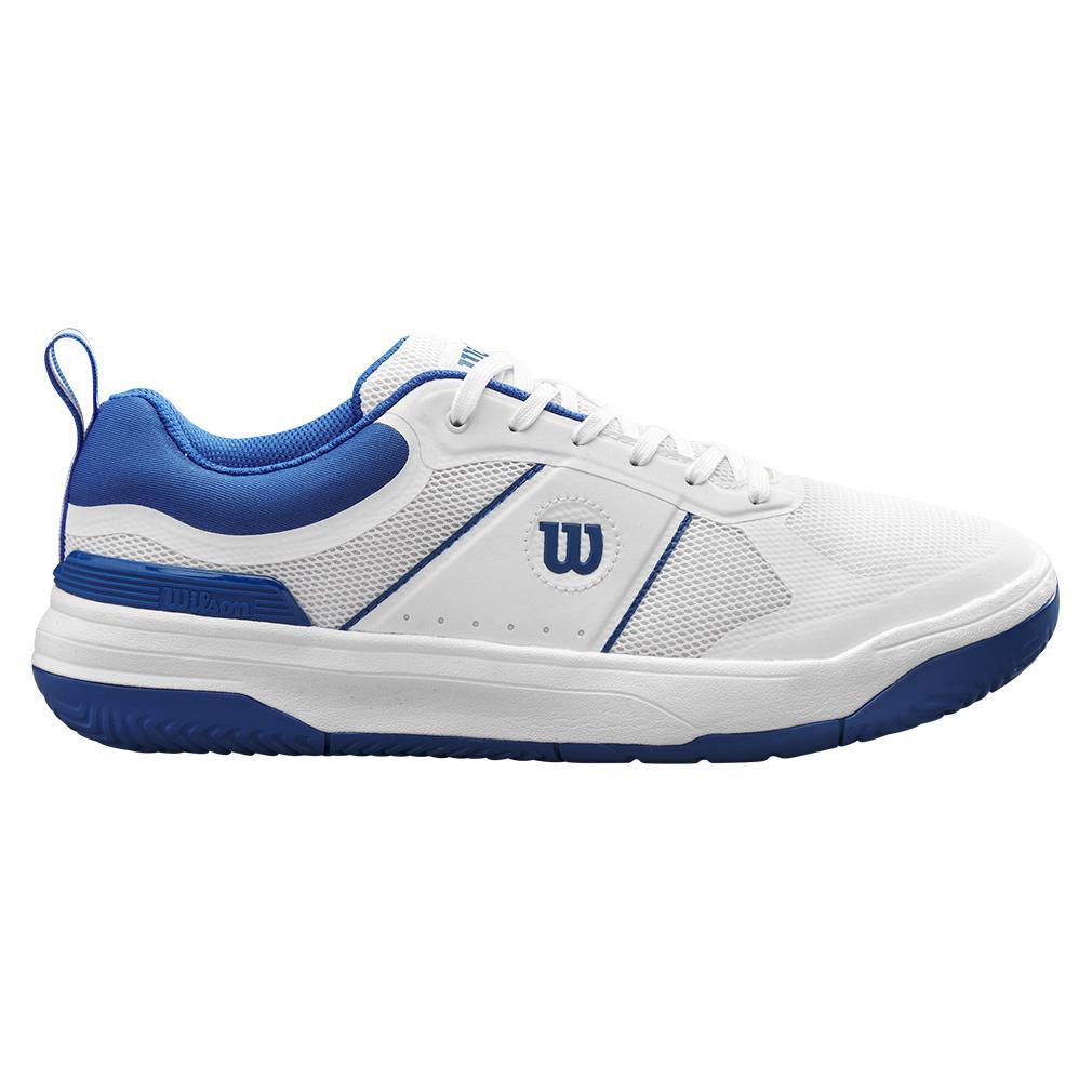 Men's Pickle Pro Pickleball Shoes White and Deja Vu Blue