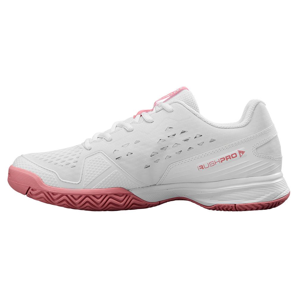 Juniors' Rush Pro Tennis Shoes White and Mauveglow