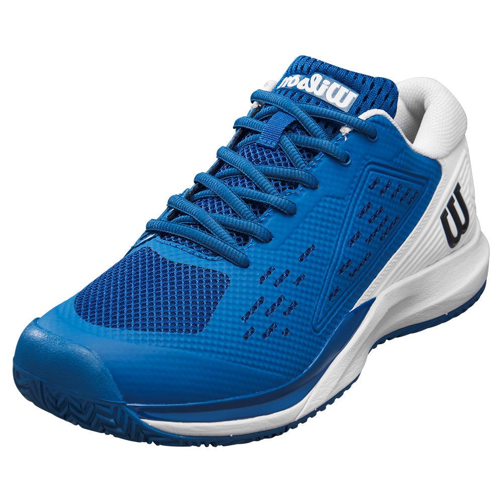 Men's Rush Pro Ace Tennis Shoes Deja Vu Blue and White